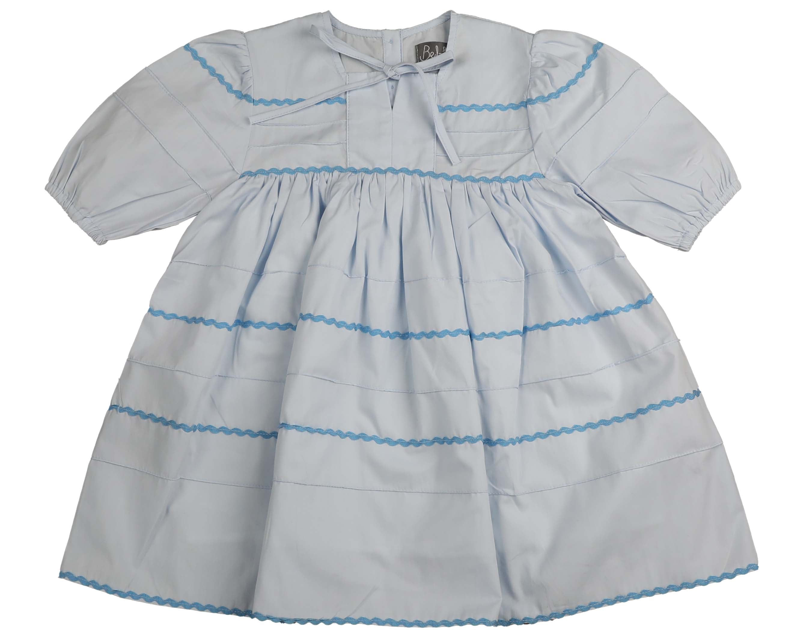 Scalloped Trim Dress – Kidsgo