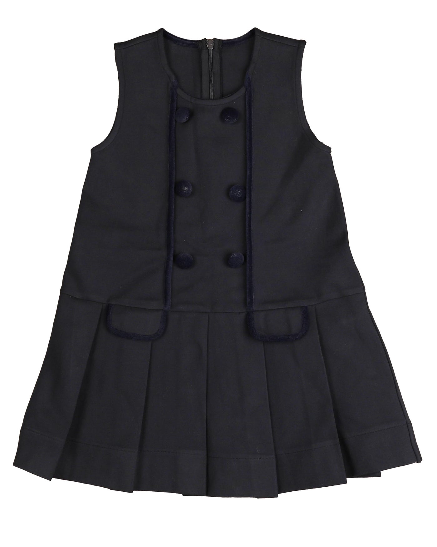 Scuba Jersey Dress w/ Velvet
