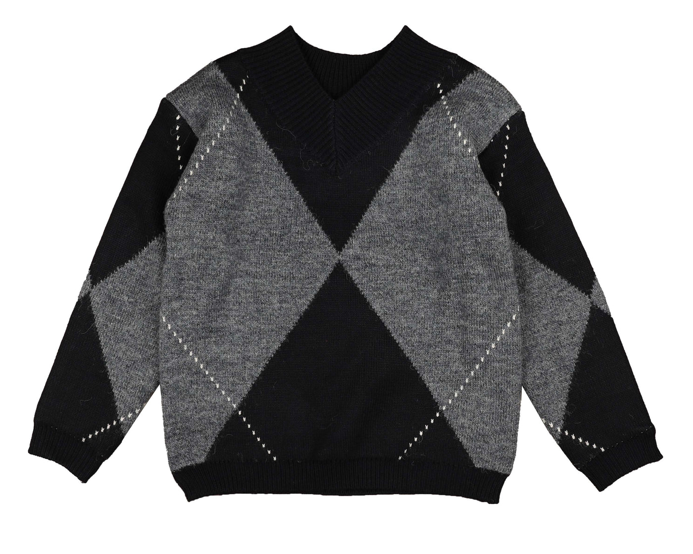 Argyle Knit Sweater