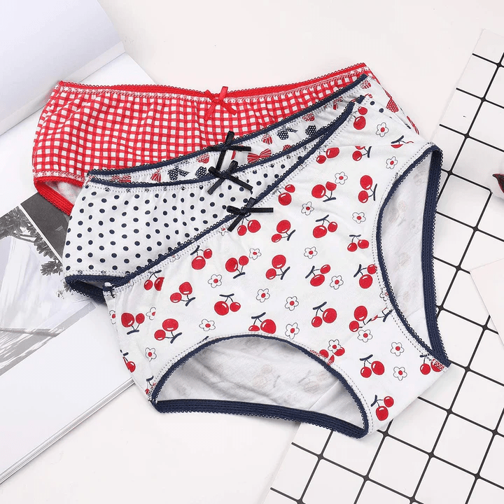 Girls Briefs - 4 Color Prints