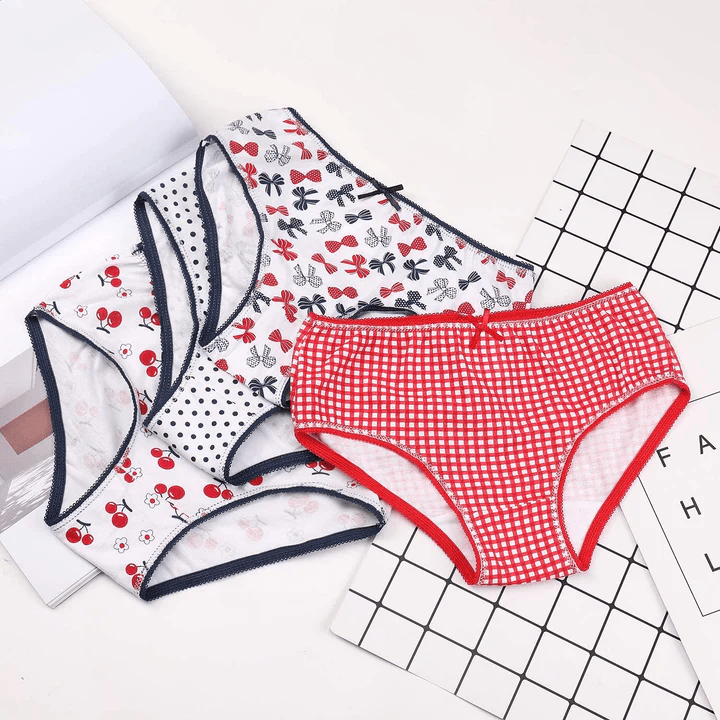 Girls Briefs - 4 Color Prints