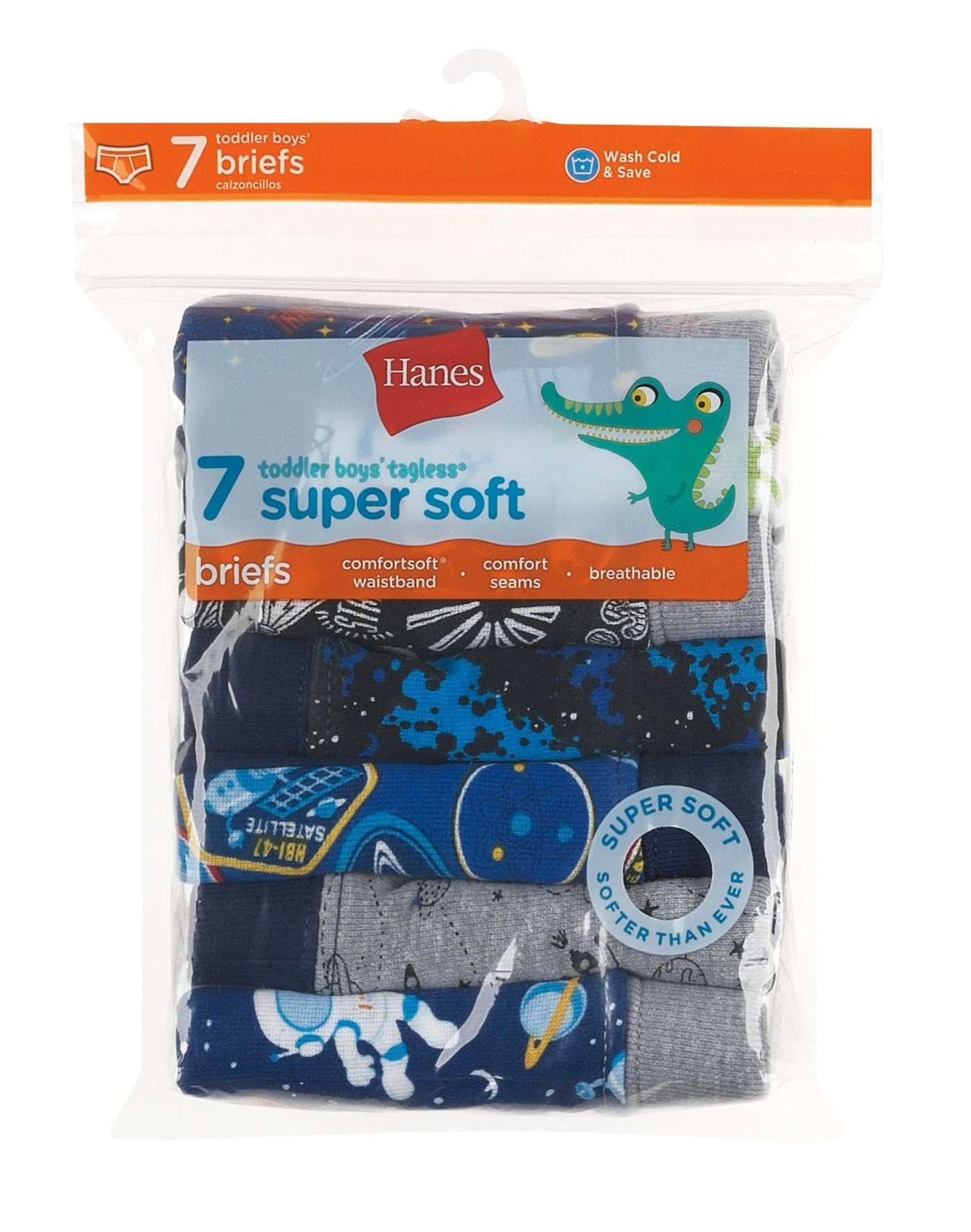 Boy's Printed Briefs -7 Pack