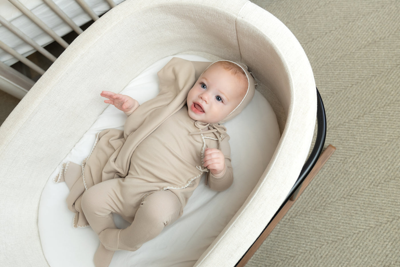 Beau Bow Footie With Hat