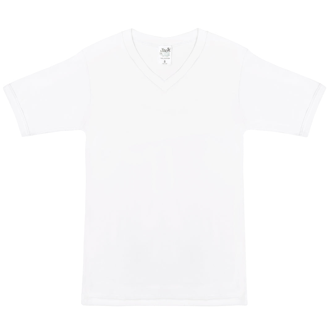 Boy's V-Neck Undershirt - 3 Pack