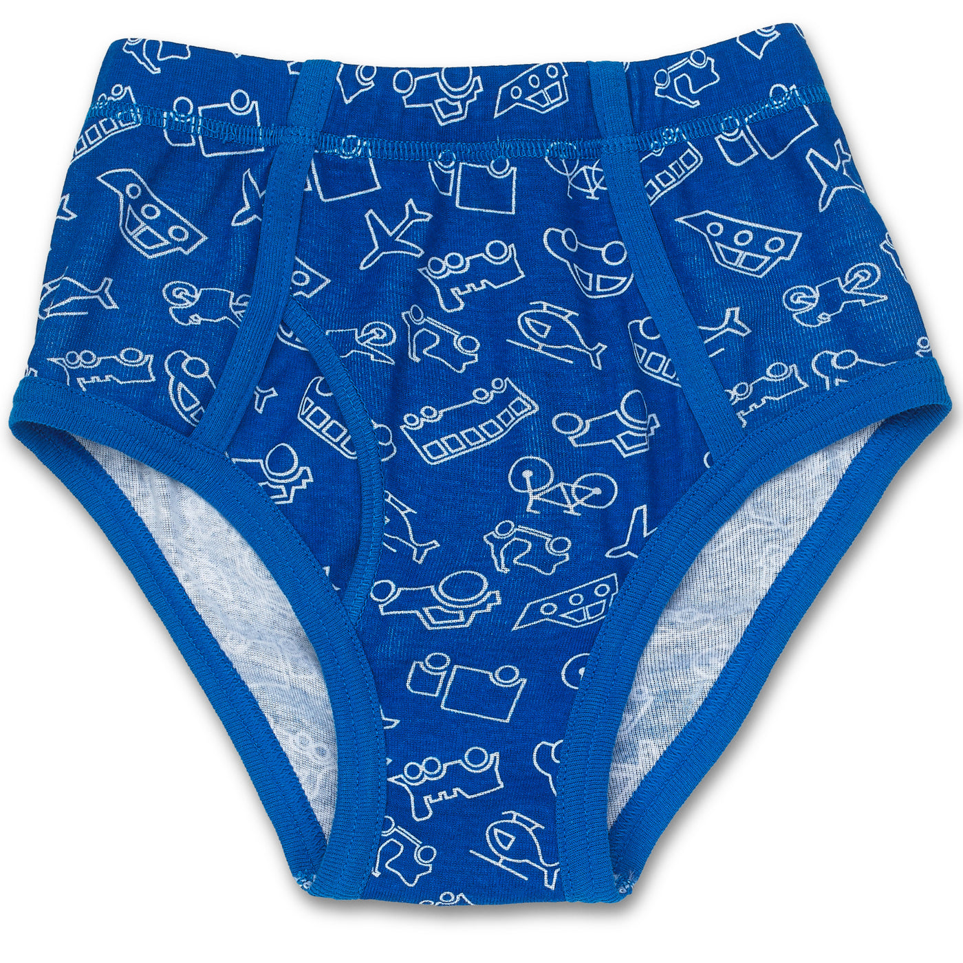 Boys Blue Vehicle Briefs