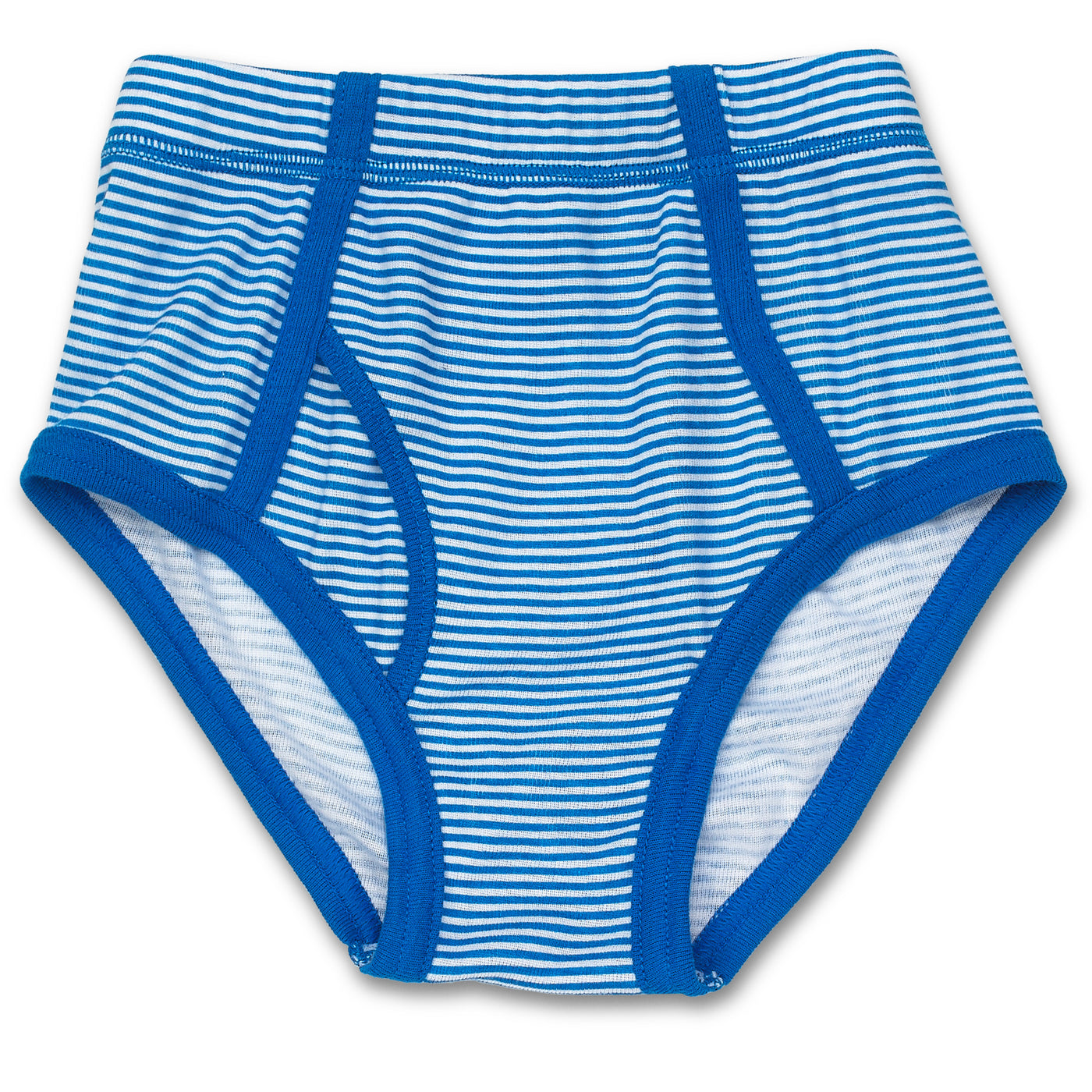 Boys Blue Striped Briefs