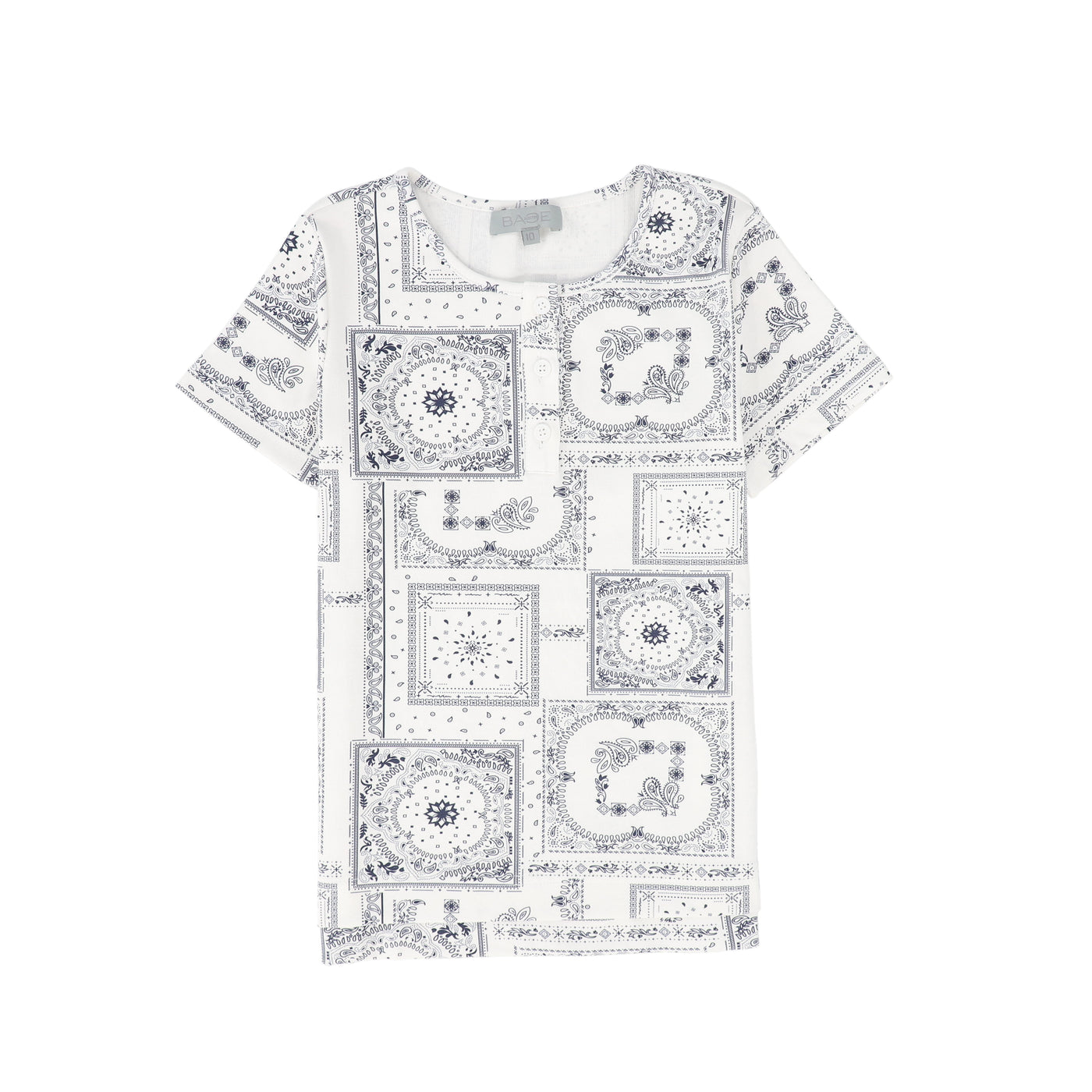 Paisley Print S/S Tee