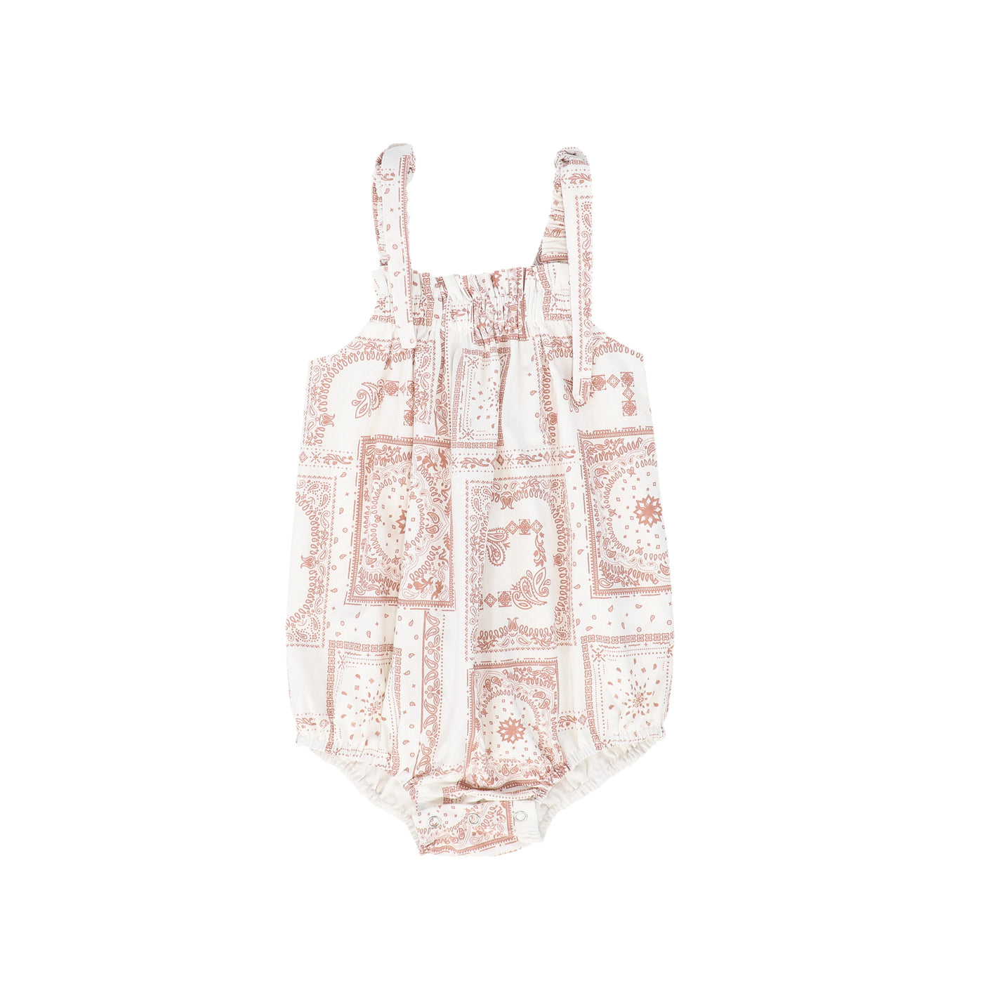 Paisley Hand Kerchief Print Romper