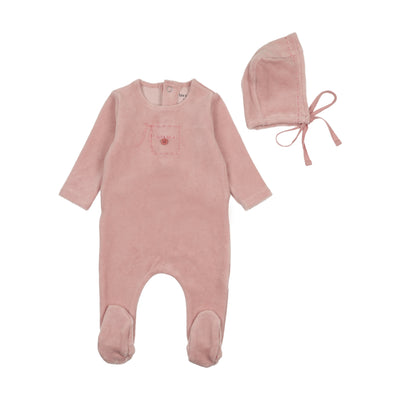 Cute As A Button Footie Set