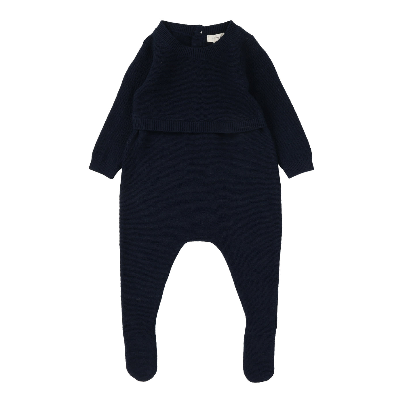 Knit Footie - NAVY