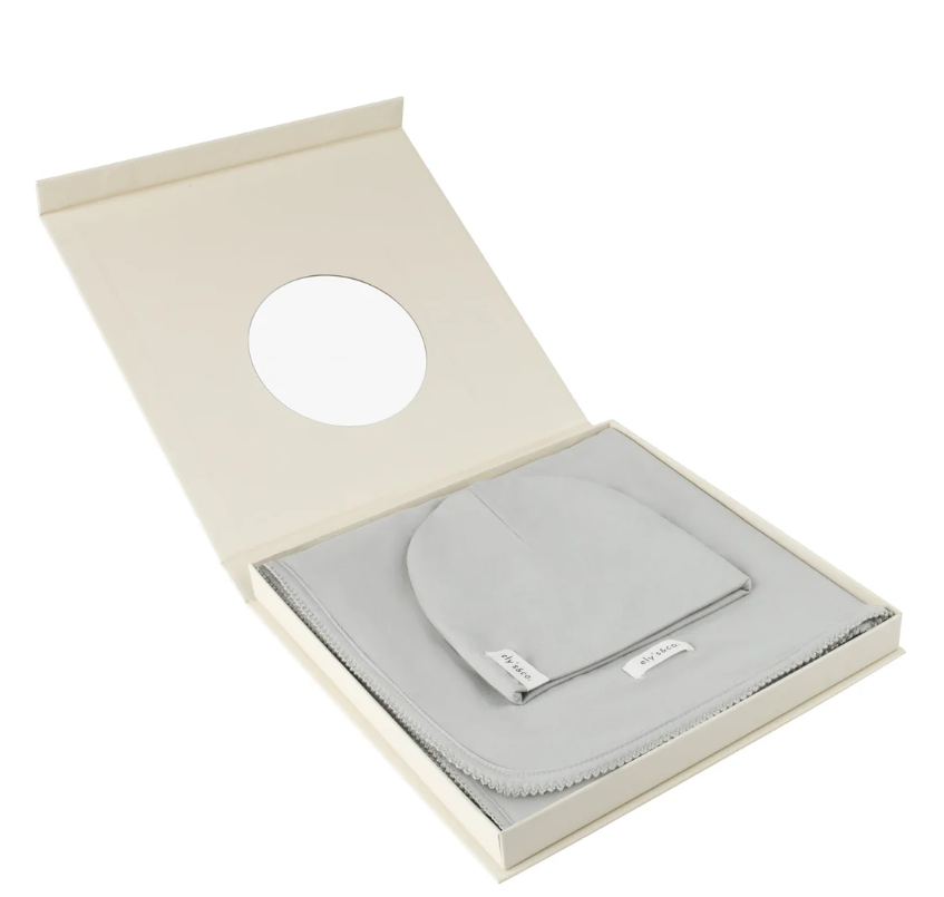 Model Swaddle +Beanie Set In Gift Box