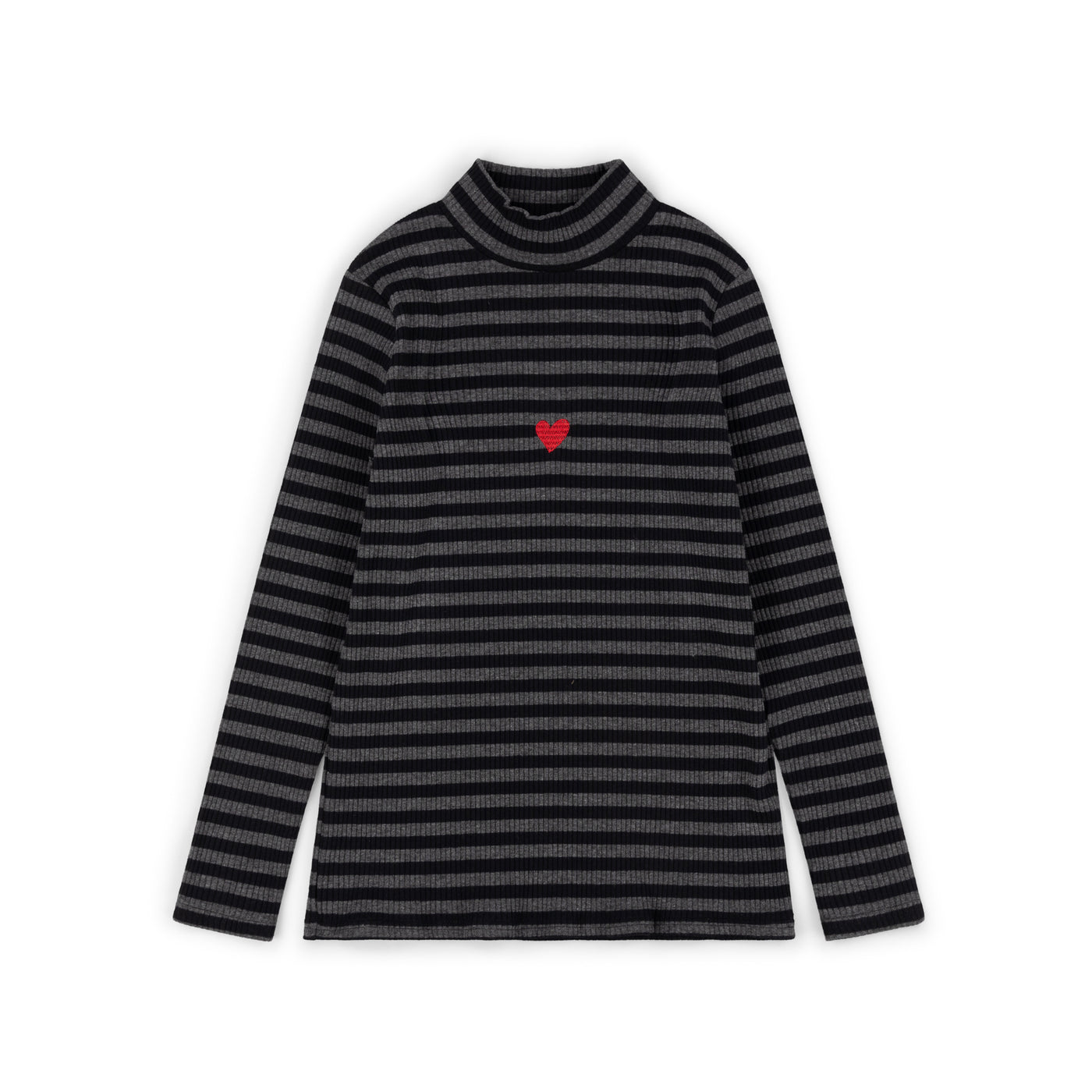 Striped Mockneck