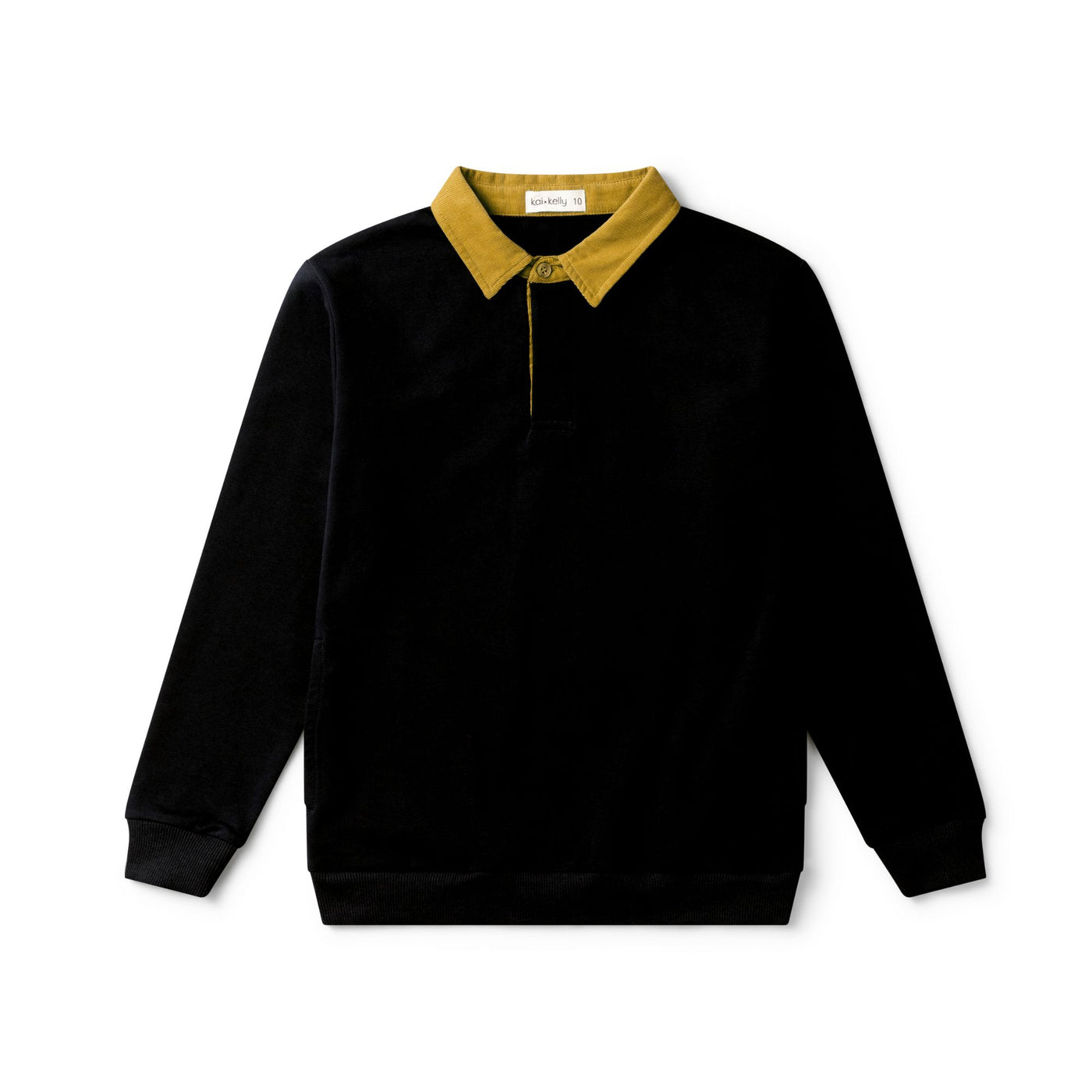 Rugby Polo - BLACK/MUSTARD