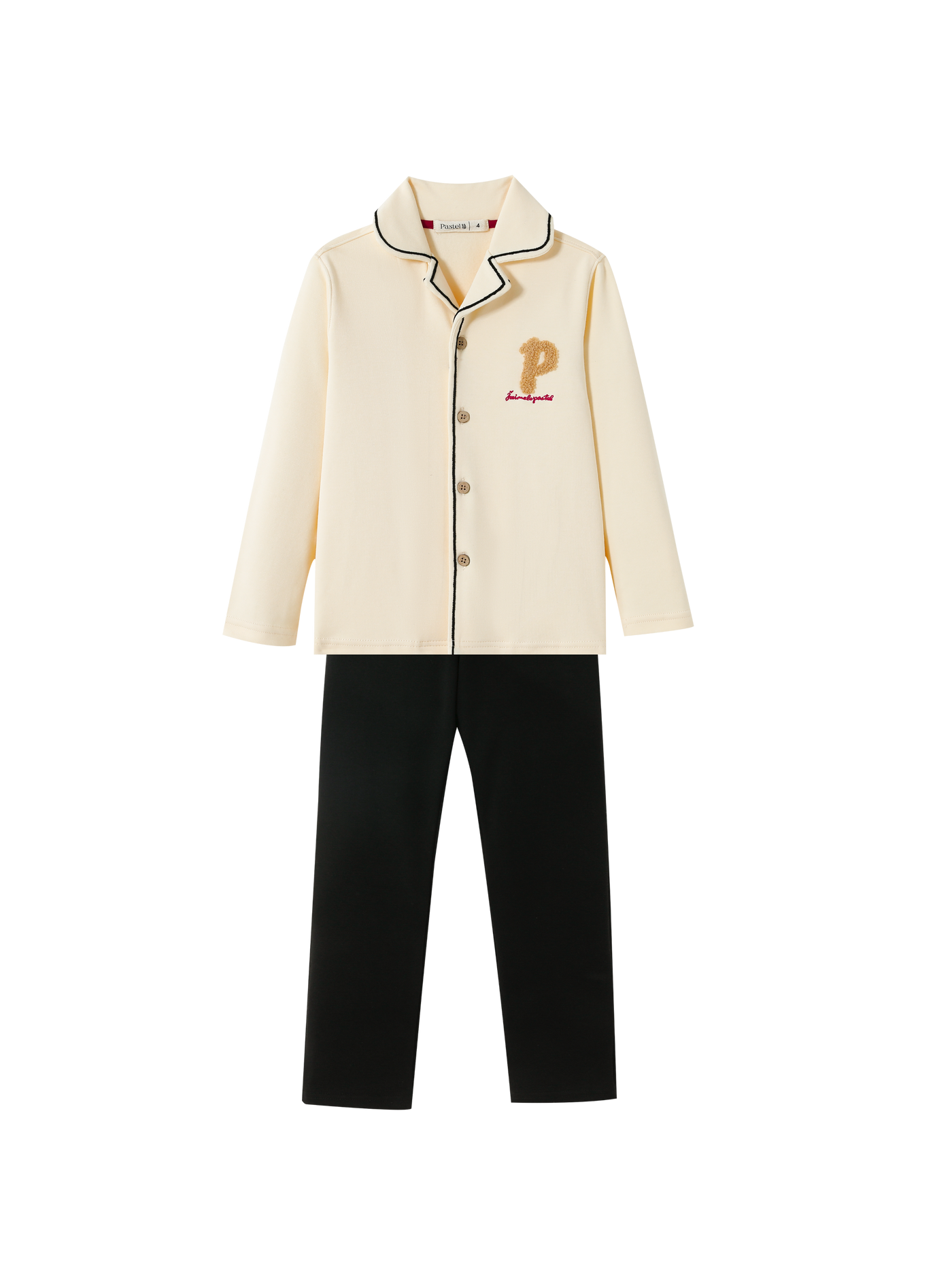 Button Down Pajama w/ Sherpa Logo