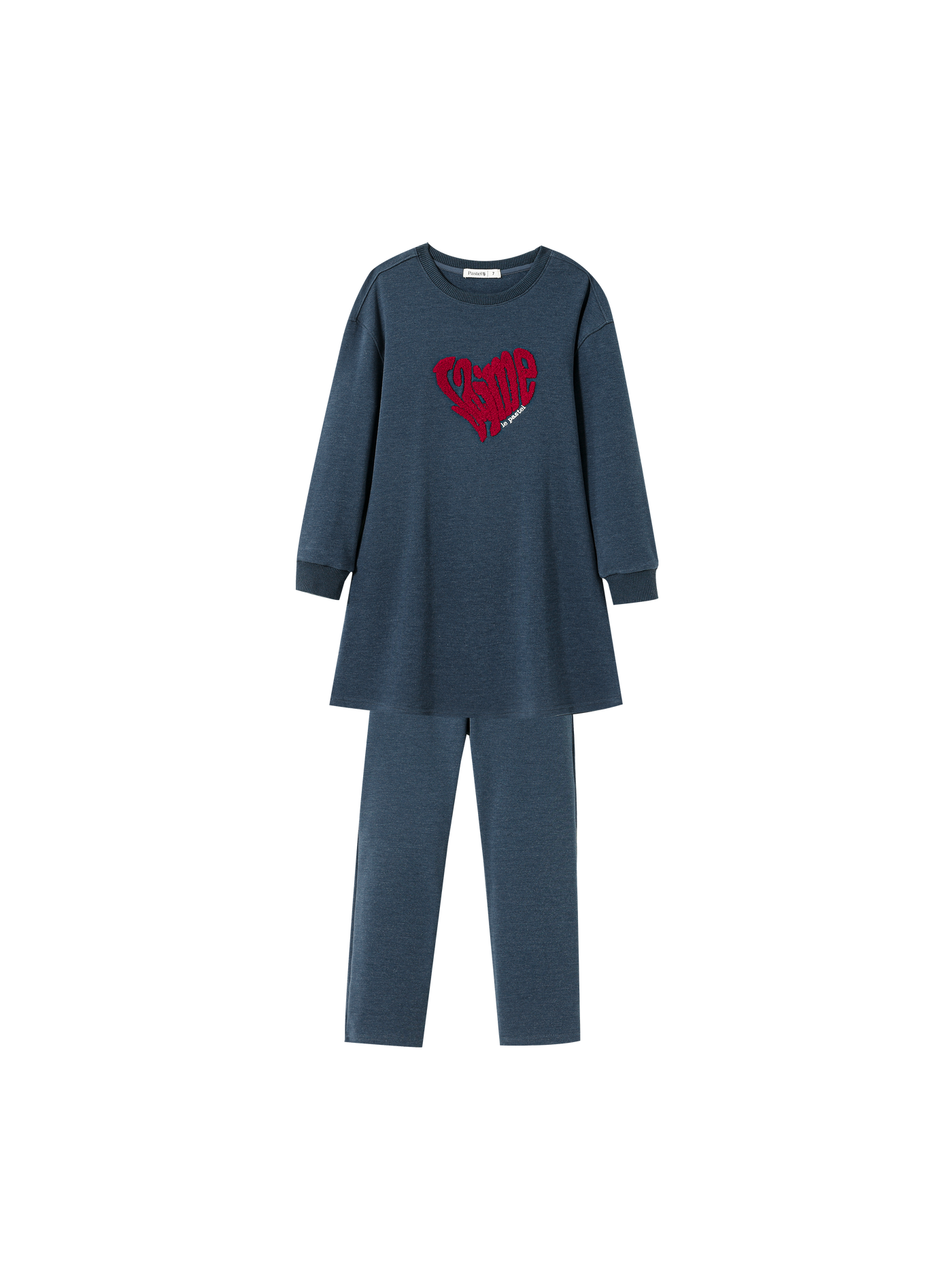 Jaime Le Velour Nightshirt w/ Pastel Emblem