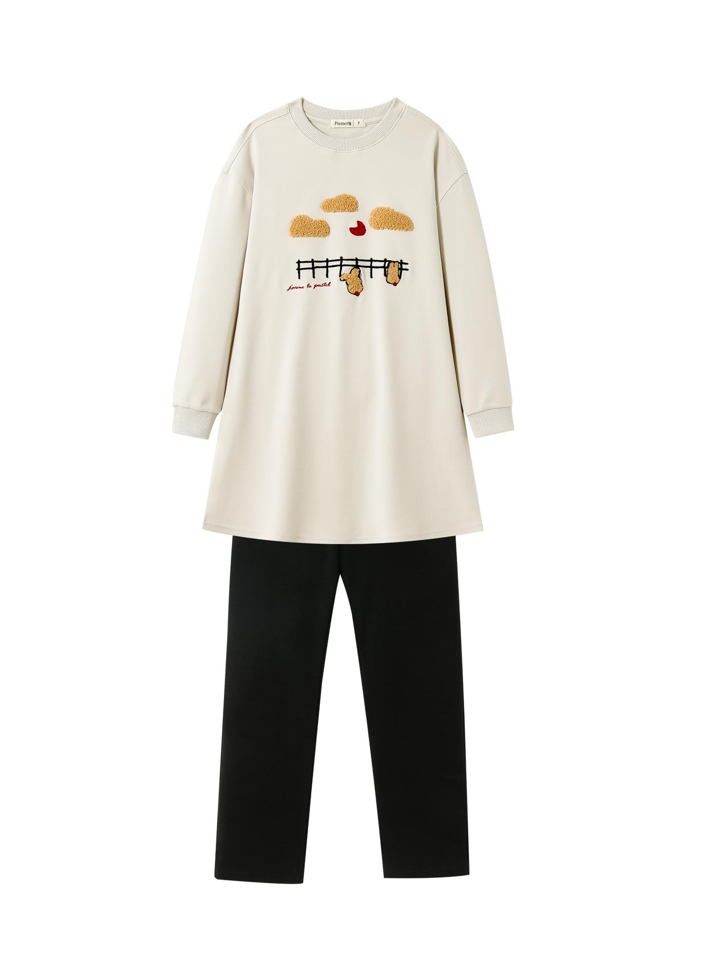 Tunic Set With Sherpa Graphic