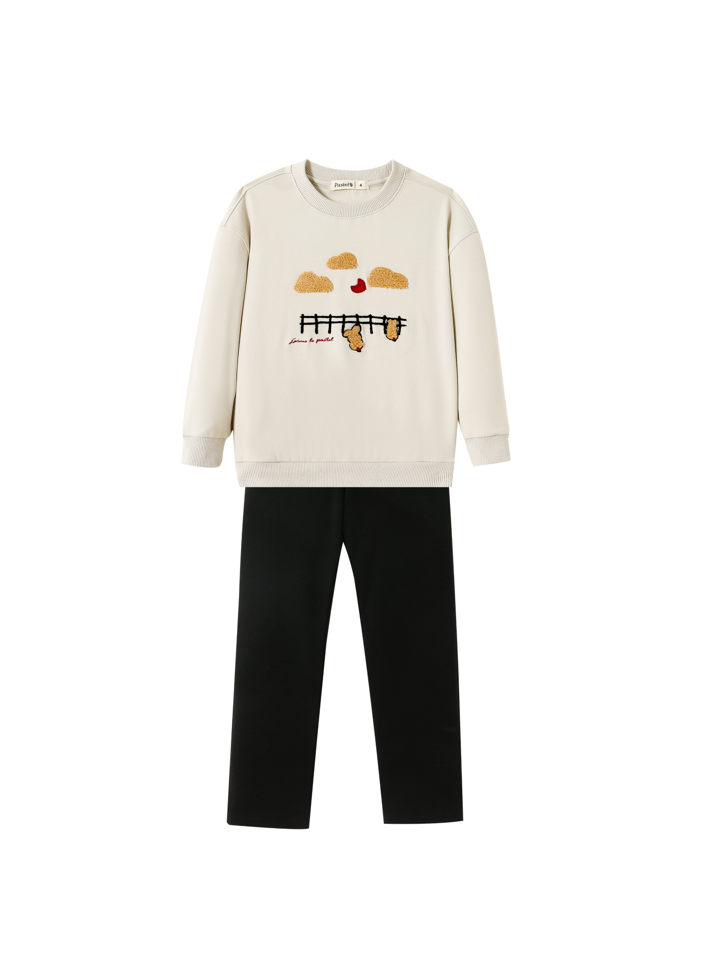 Pajama Set With Sherpa Graphic