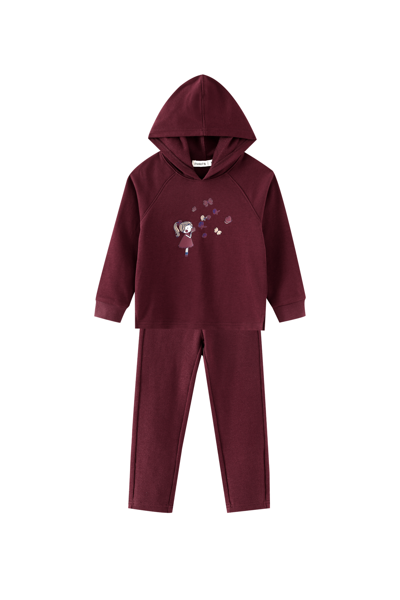 Little Girl Graphic Sweat Set