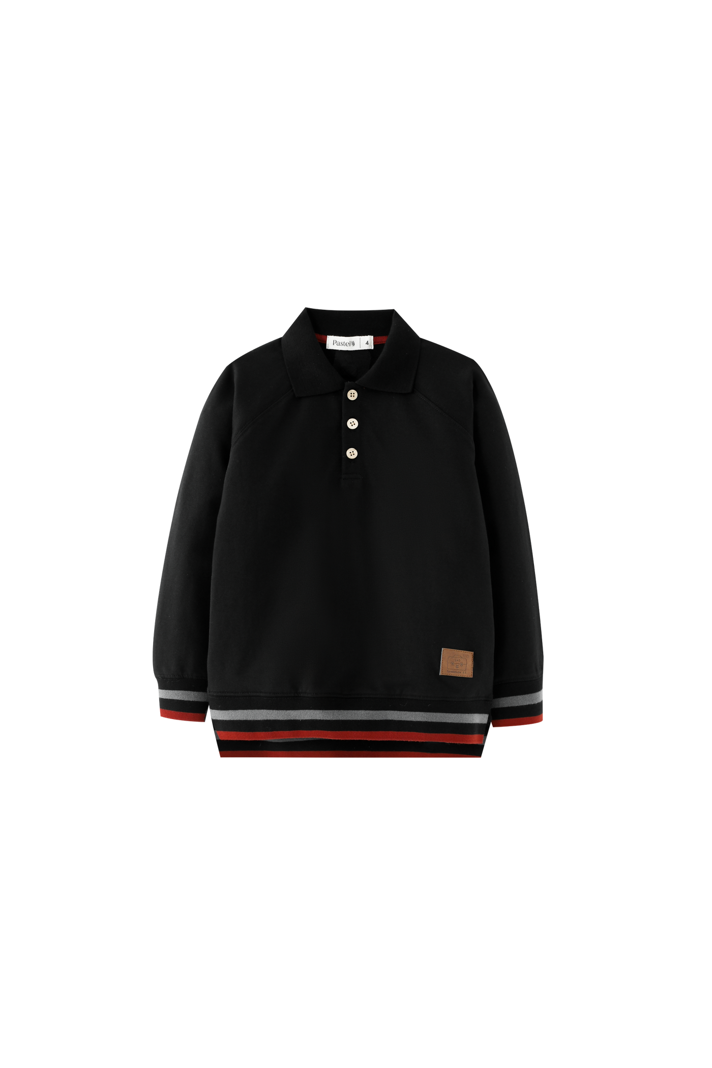 Polo With Striped Edging