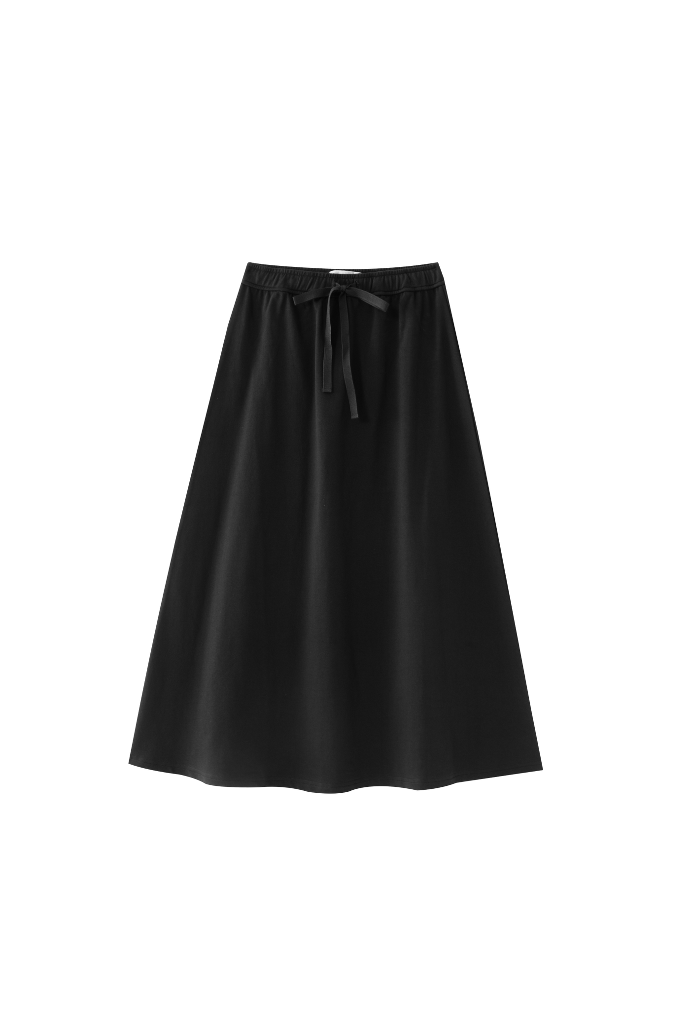 Midi Circle Skirt With Center tie