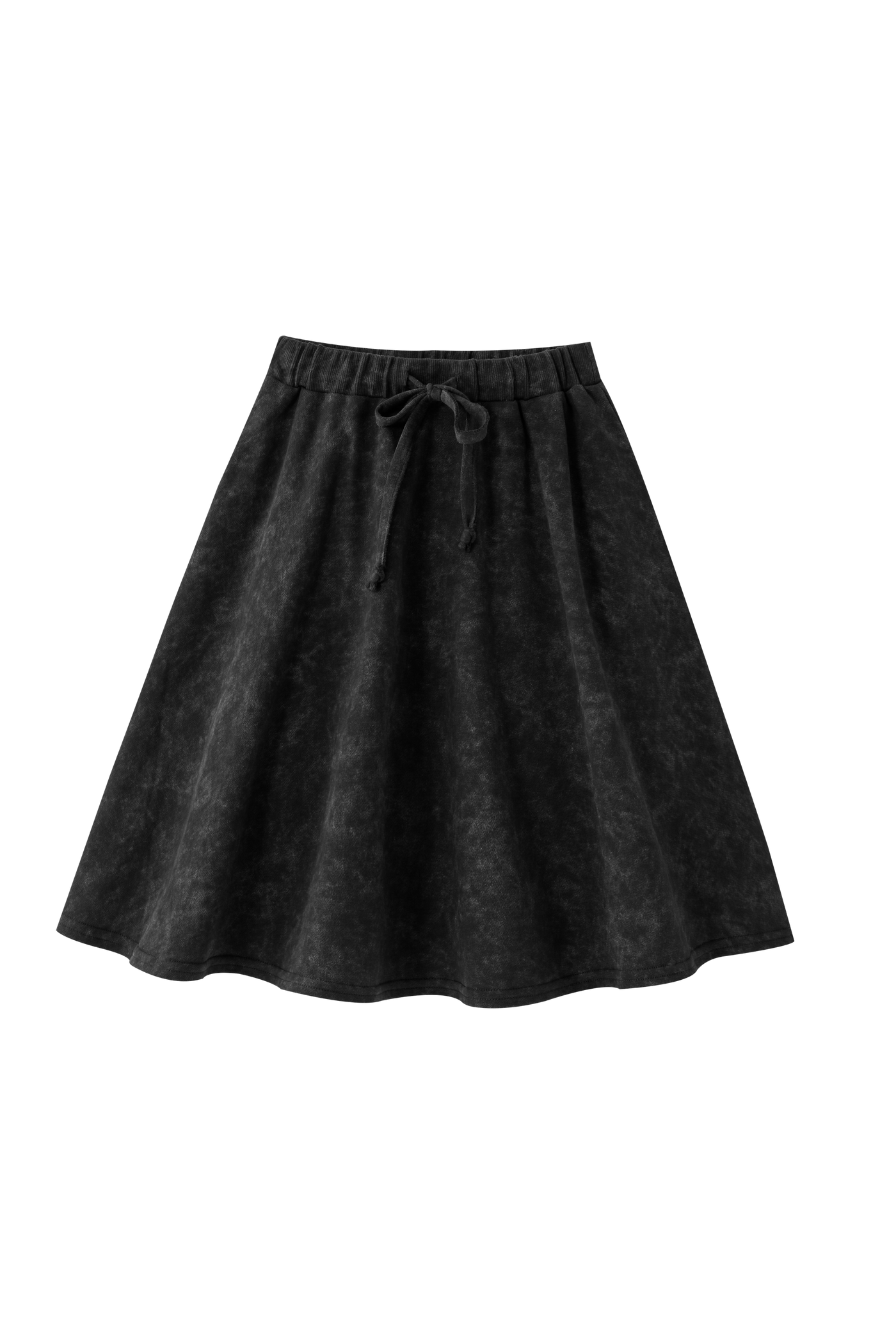 Tie Dye Circle Skirt - BLACK
