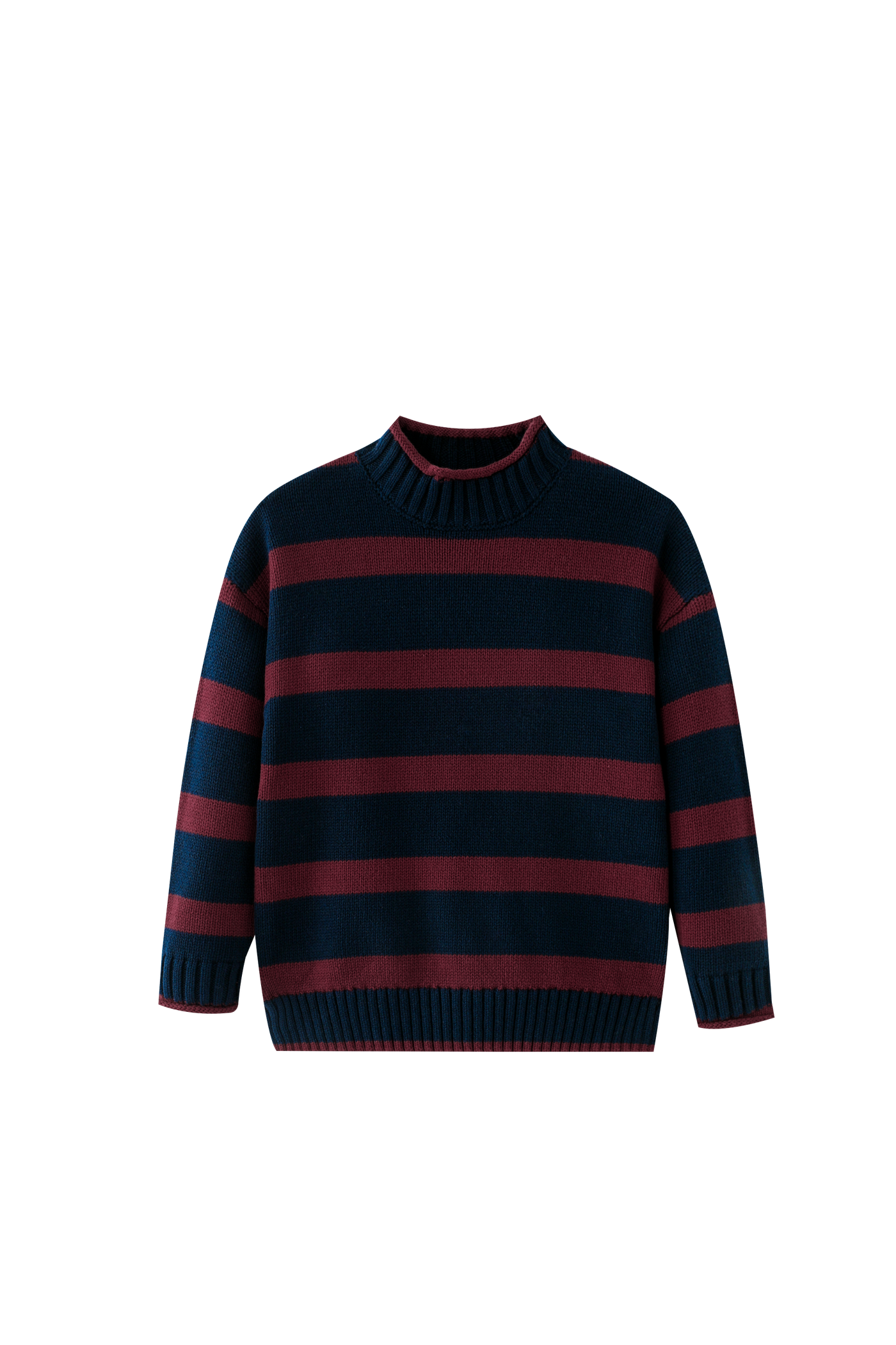 Striped Turtleneck Sweater