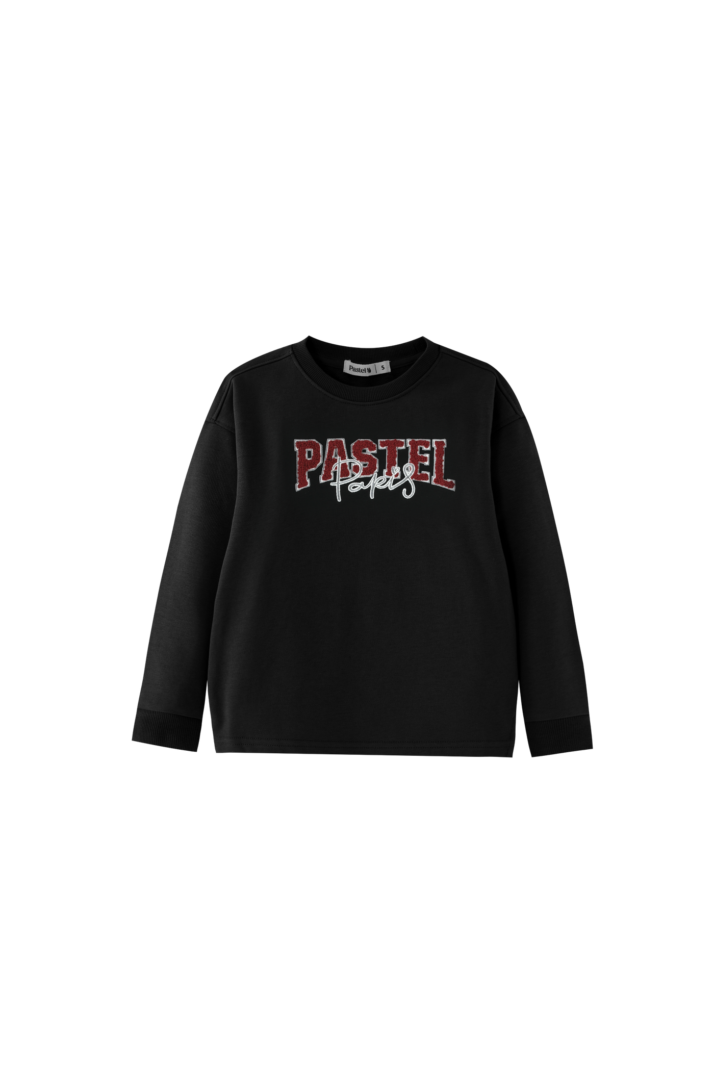 Pastel Paris Sweatshirt - BLACK