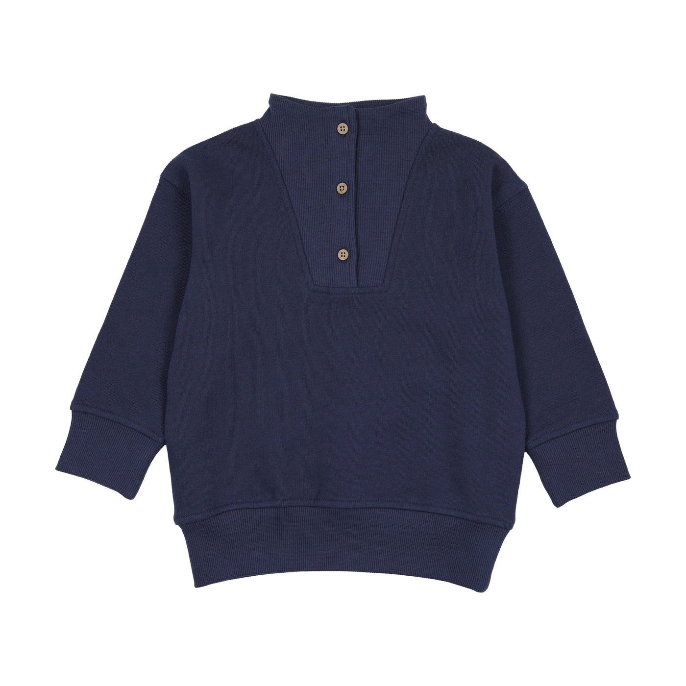 Buttoned Sweatshirt