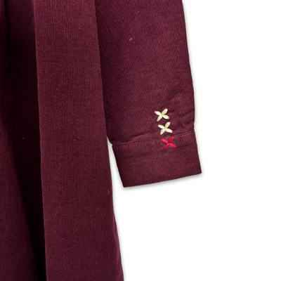 Corduroy Dress - PURPLE
