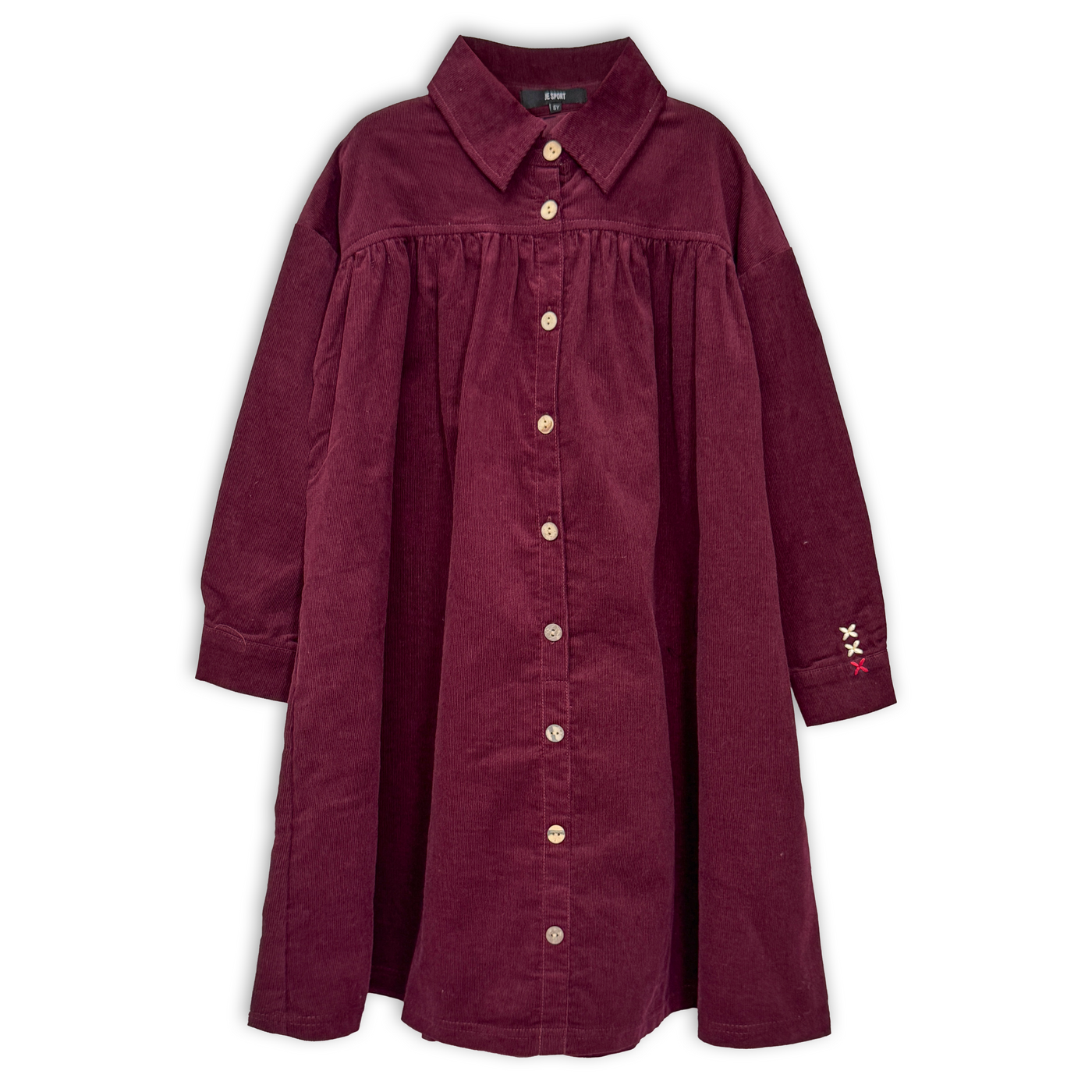 Corduroy Dress - PURPLE
