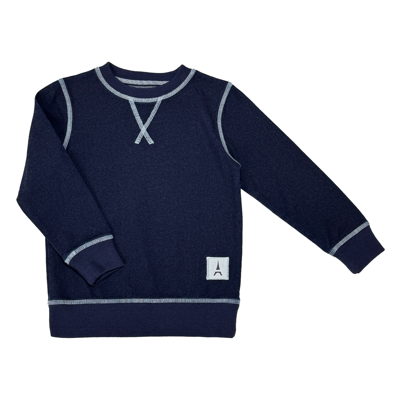 Patch Sweatshirt - NAVY