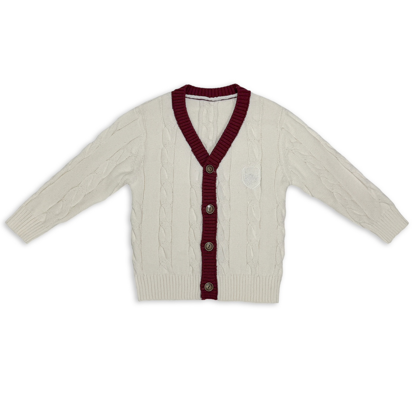 Cable Cardigan - OFF WHITE