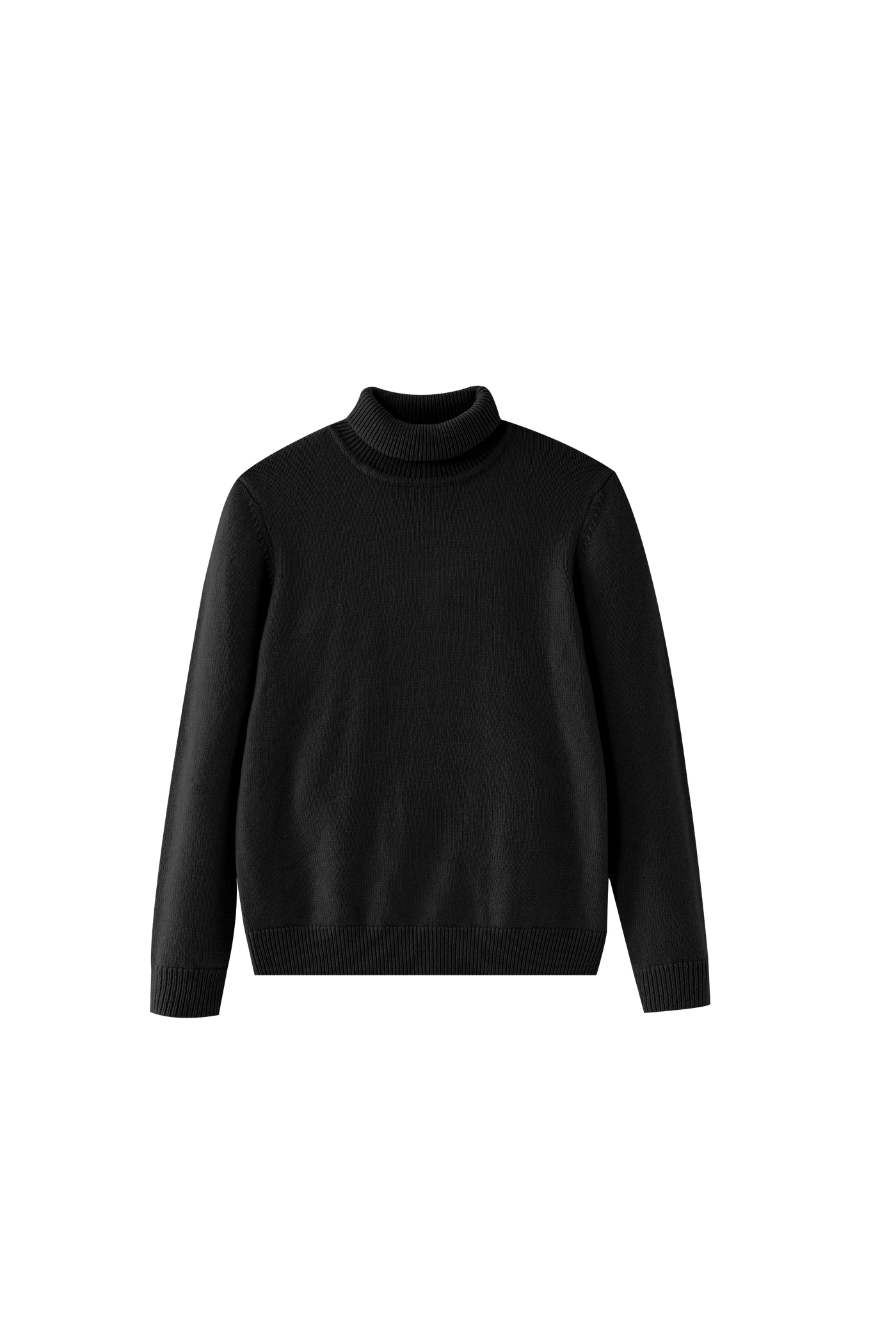 Turtleneck Sweater - BLACK
