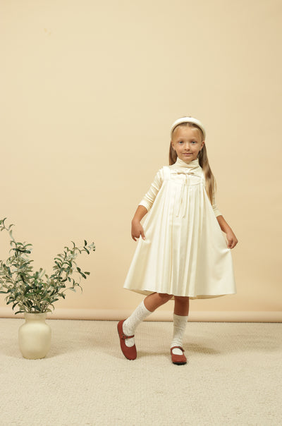 Pleated Swing Dress