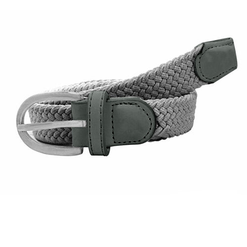 Boy's Grey Braided Belt