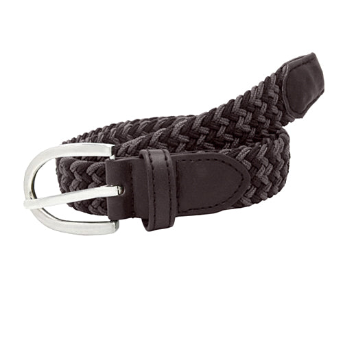 Braided Boys Belt - Brown