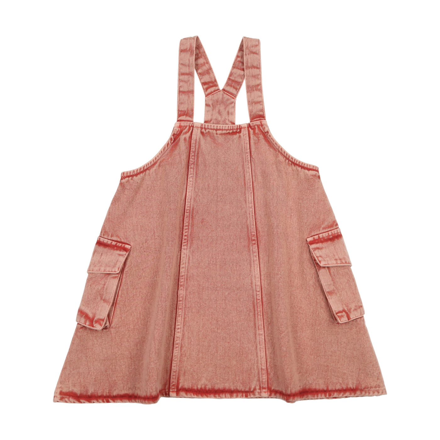 Jumper W/ Cargo Pockets - Pink Denim
