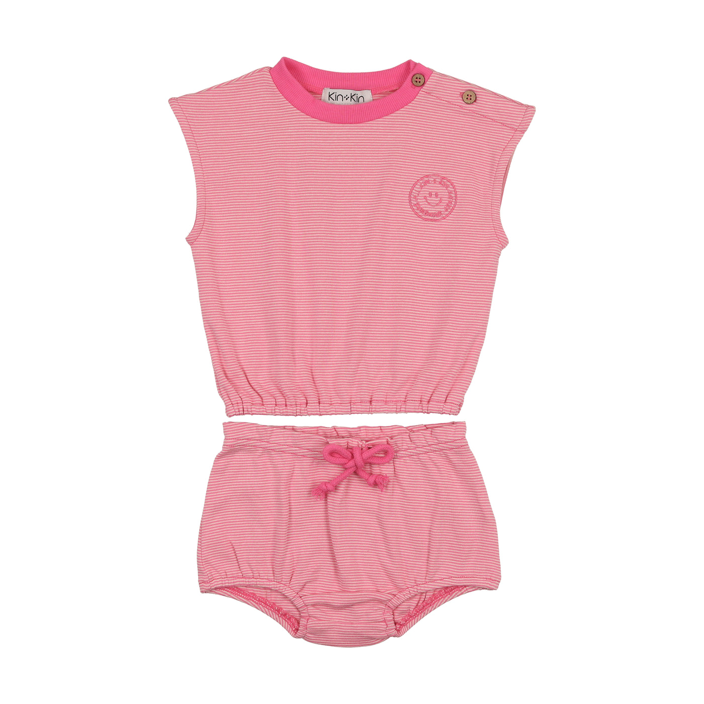 Striped 2Pc Bloomer Set