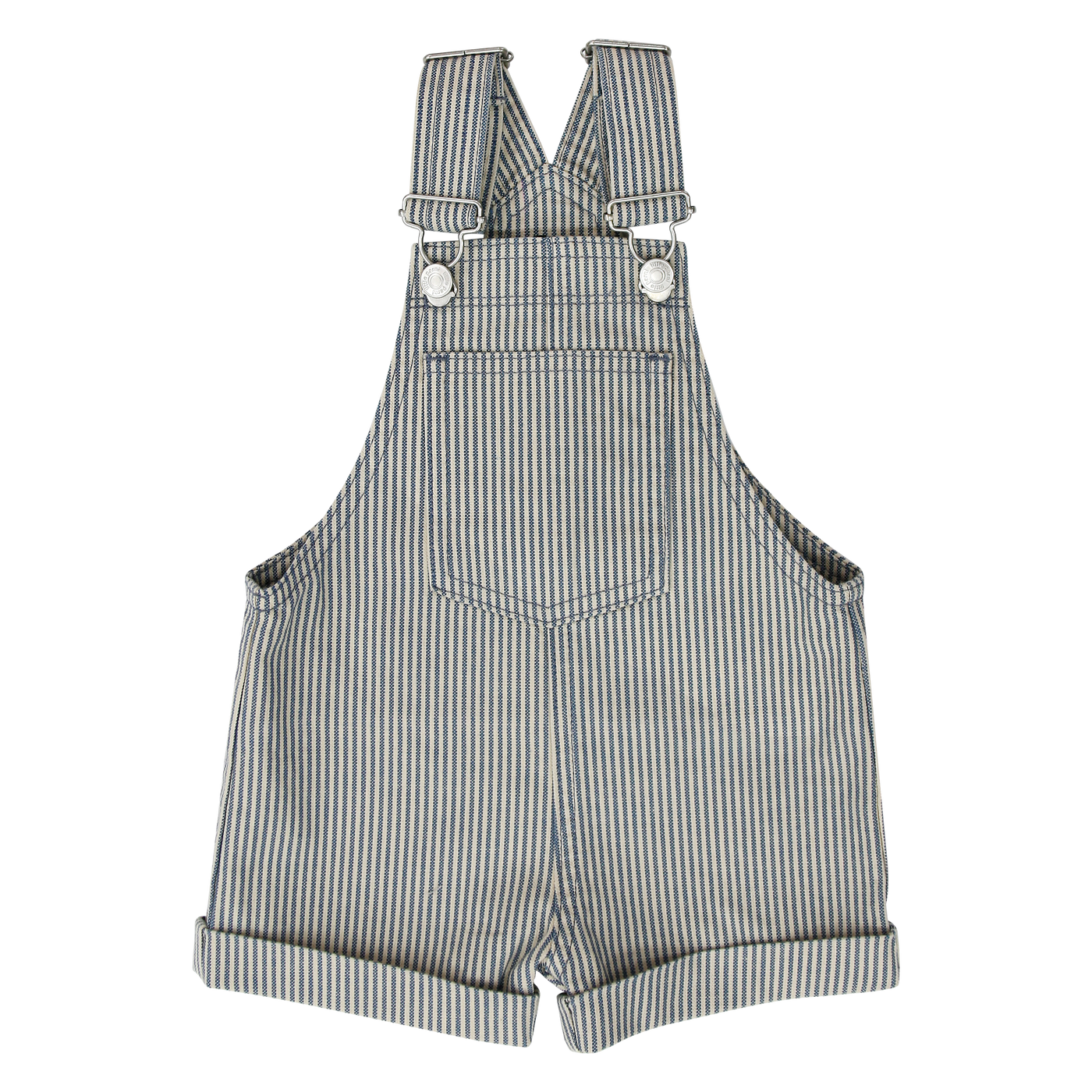 Striped Denim Boys Overalls