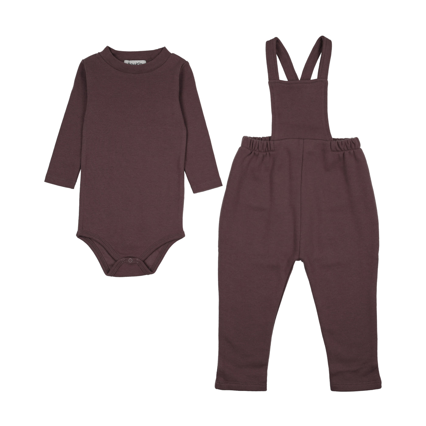Overall w/ Mockneck Onesie
