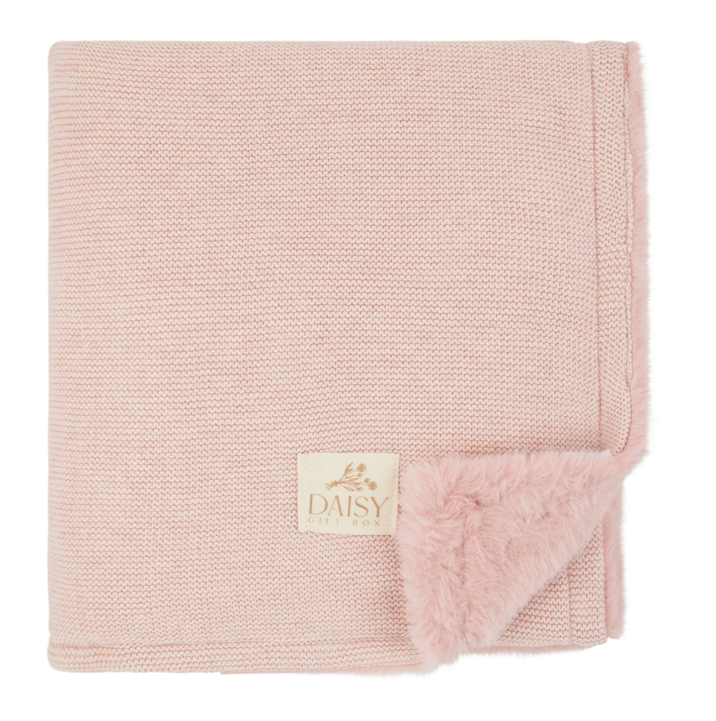 Luxury Knit Fur Blanket-Bow