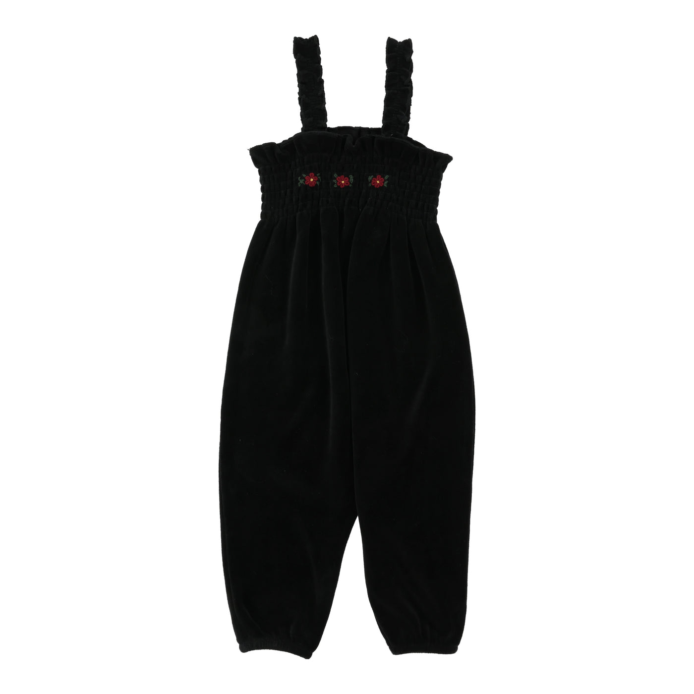 Velour Smocked Romper