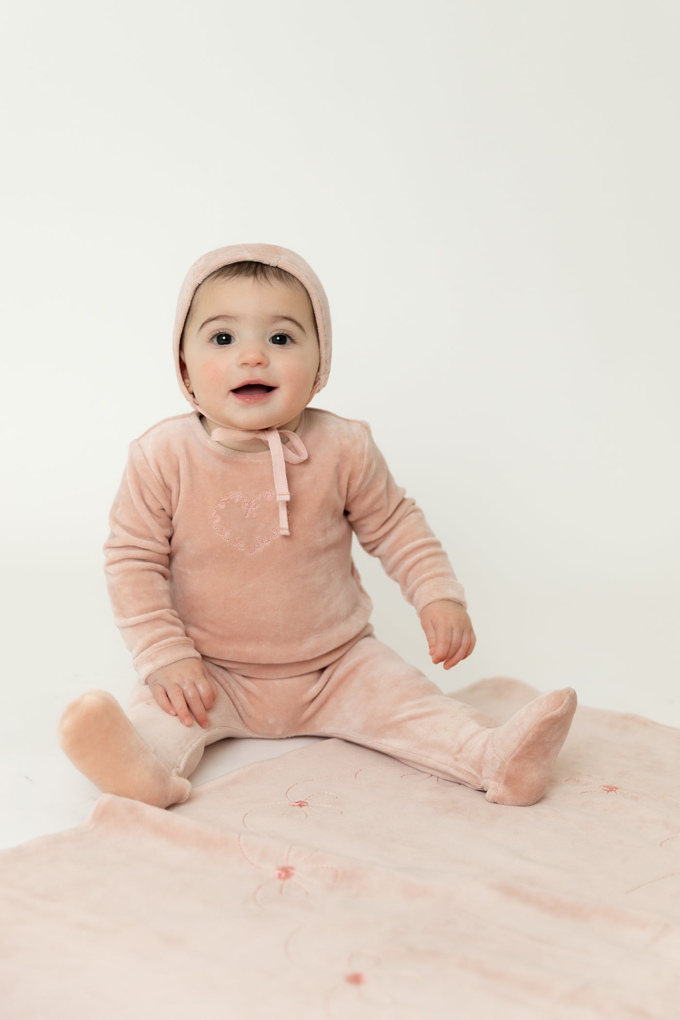 Lovely Loops Velour Blanket