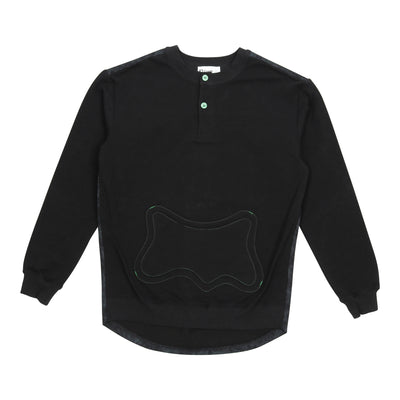 Crew Top W/ Kangaroo Pocket