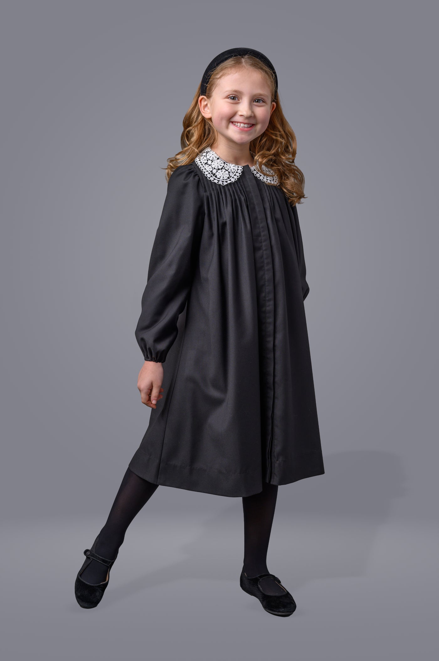 Dress w/ Lace Collar