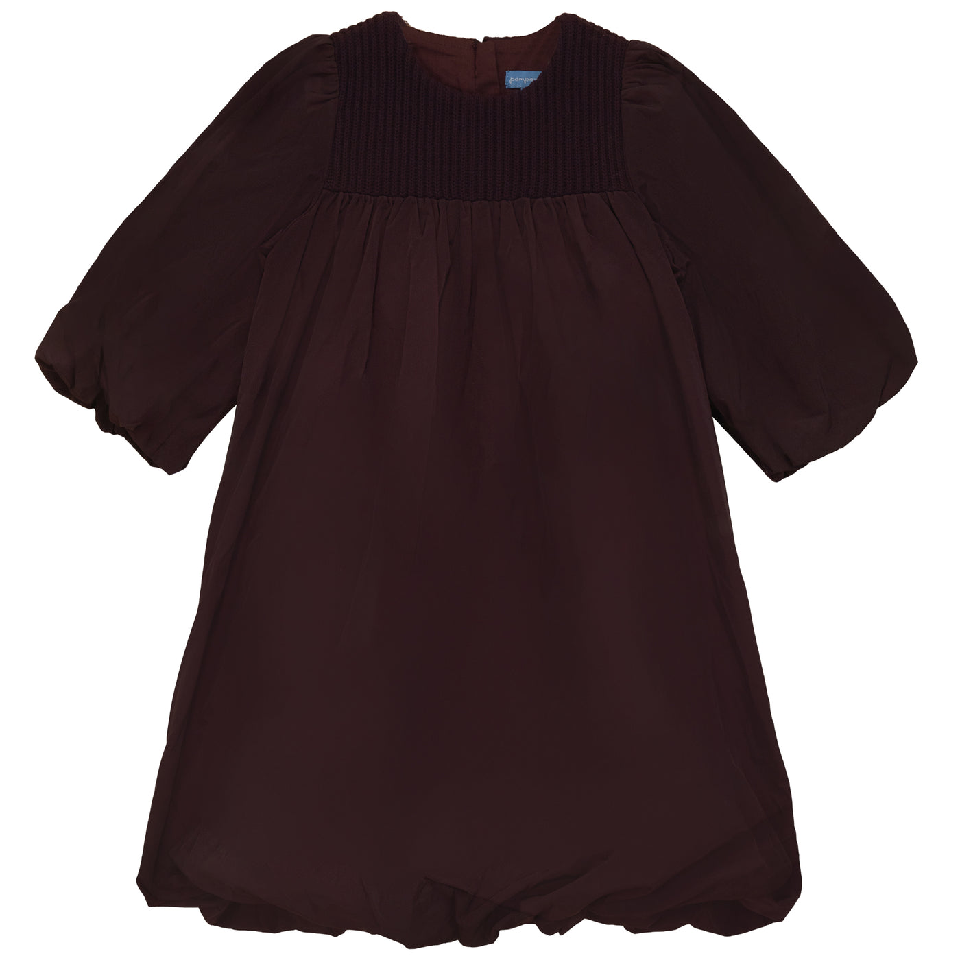 Taffeta Bubble Hem Dress