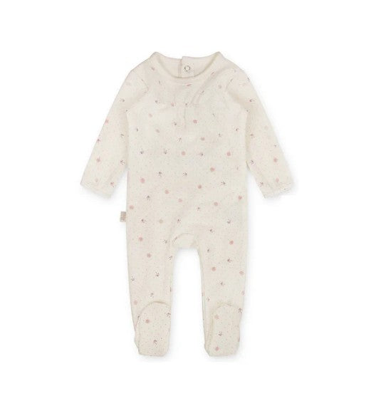 Ribbed Bow Footie