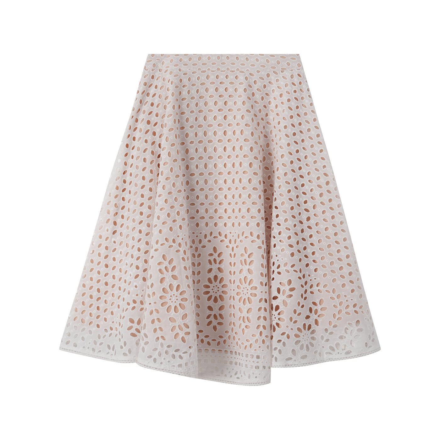 Eyelet Yoke Circle Skirt