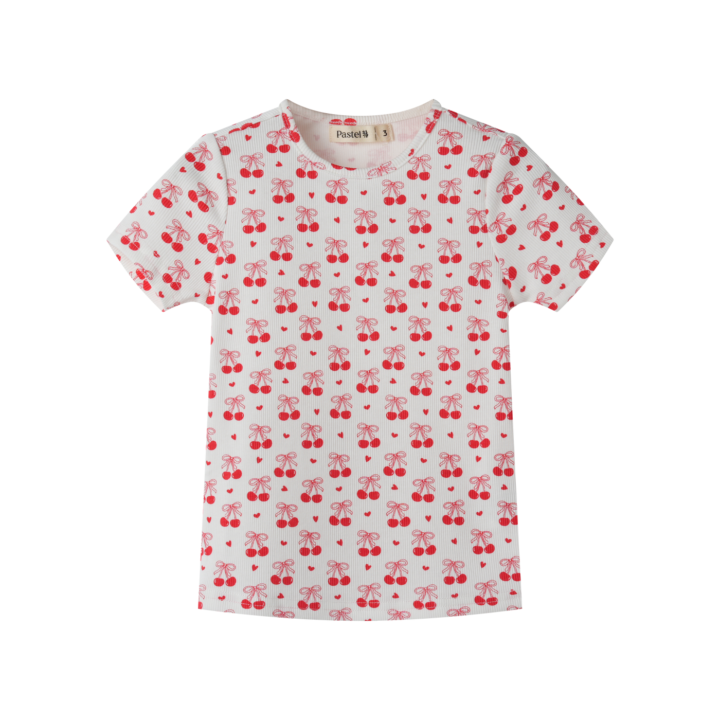 Cherry Print S/S T-Shirt