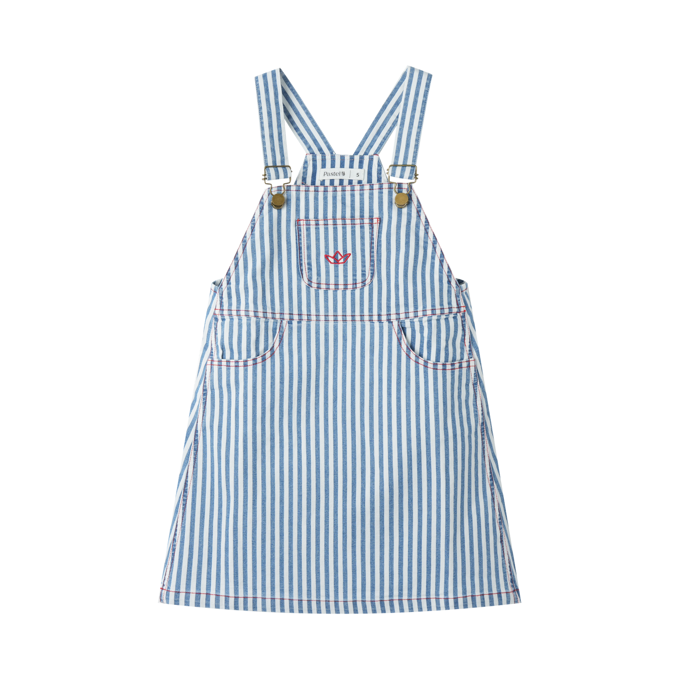 Striped Pinafore Jumper